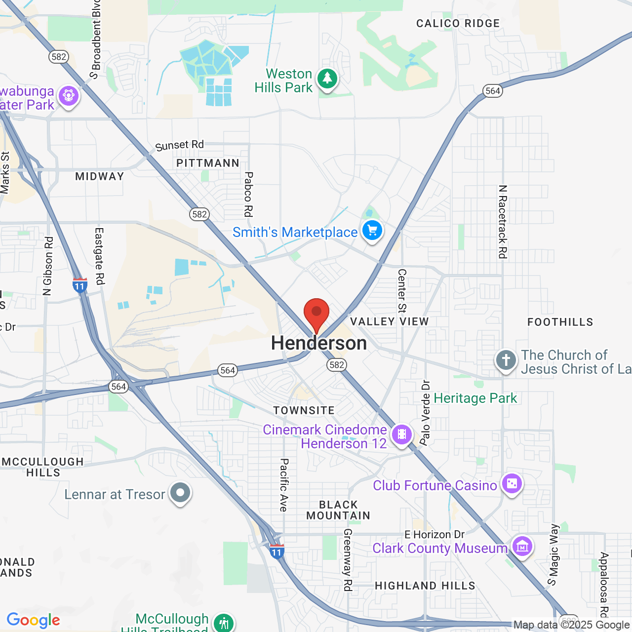 Google map image of our location in 130 N Boulder Hwy Henderson, NV